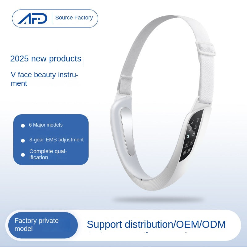 V-shaped Facial Slimming Device EMS Microcurrent Smart V-Face Beauty Instrument Facial Massager Chin Slimmer