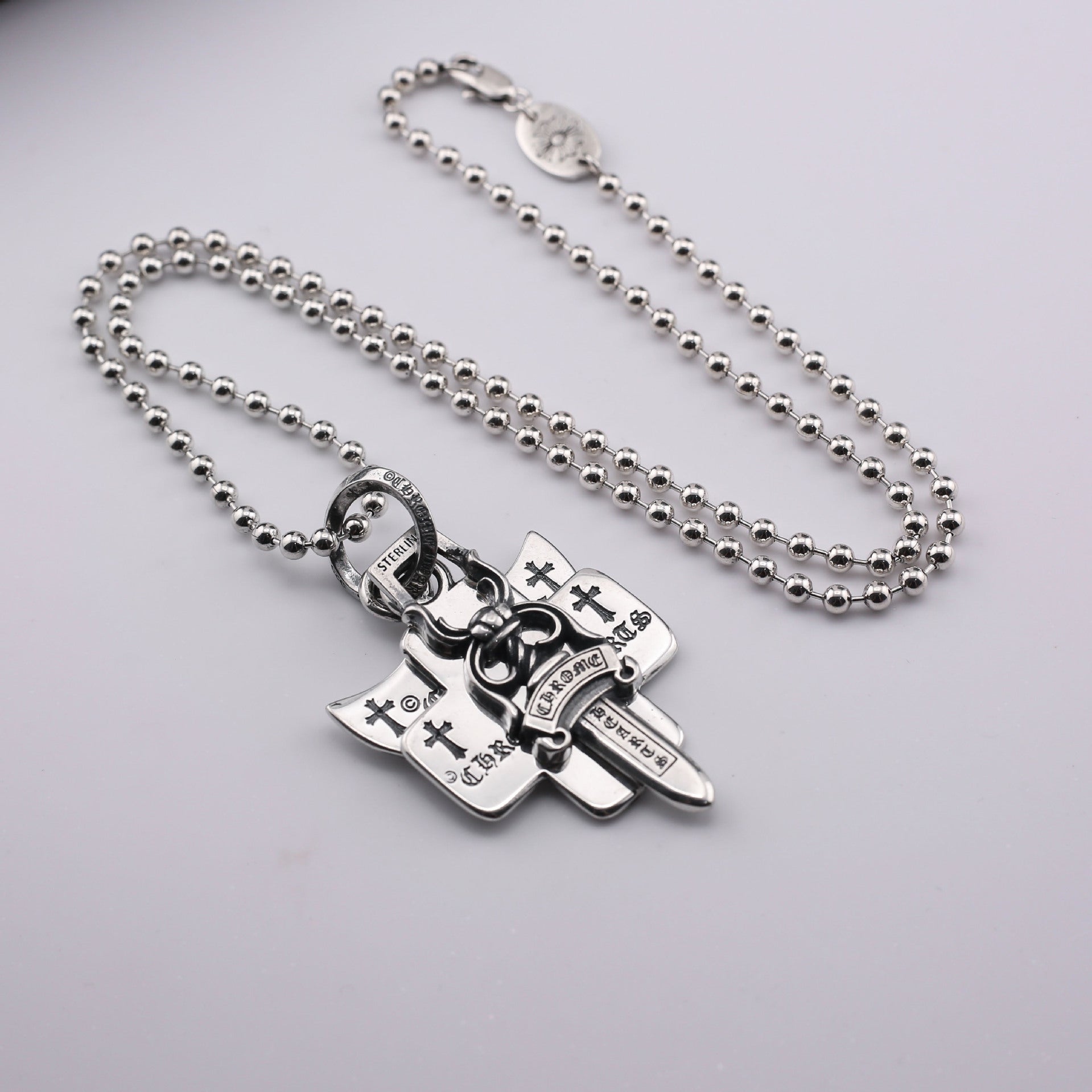Clown 3-in-1 Three Element Pendant Necklace
